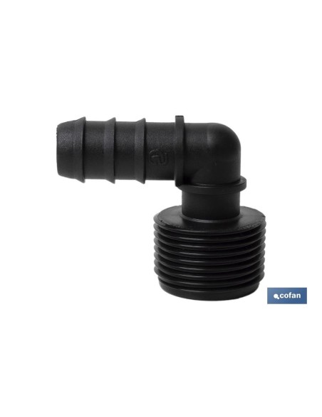 Pack of 100 90º Elbow Connection R.Male Ø16mm-3/4