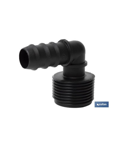 Pacco da 100 unità connessione a gomito 90º R.Maschio Ø16mm-3/4