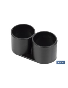 Pack 100 tapones doble anillo PE Ø16mm para riego