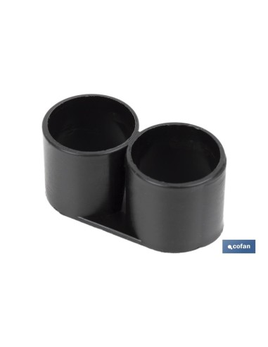 Pack de 100 bouchons double anneau PE Ø16mm pour irrigation