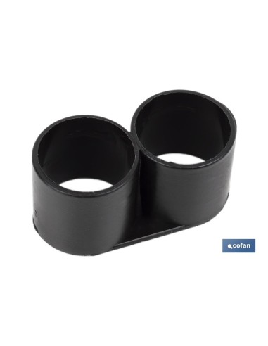 Pack de 100 bouchons double anneau PE Ø16mm pour irrigation