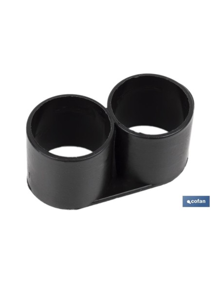 Pack de 100 bouchons double anneau PE Ø16mm pour irrigation