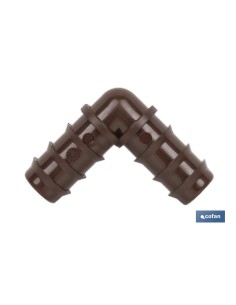 Pacote de 100 unidades Conexão em Codo Ø16mm Marron-MAX Segur 2