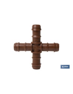 Pack mit 50 Kreuzverbindern Ø16mm Braun - Max Segur. 2