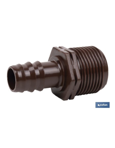 Pack of 100 Mixed Connector Ø16mm-3/4 Brown