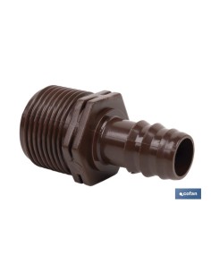 Pacco 100 unità Connettore Misto Ø16mm-3/4 Marrone 2