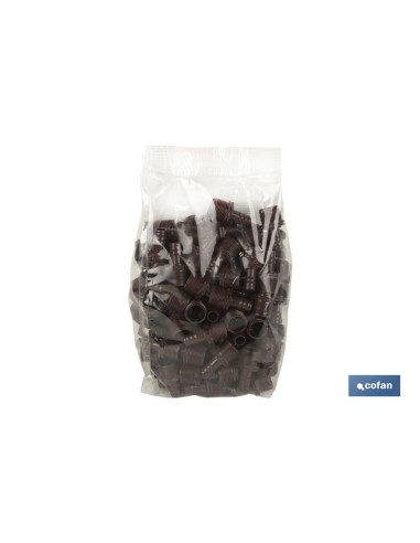 Pack 100 unidades Enlace Mixto Ø16mm-3/4 Marrón