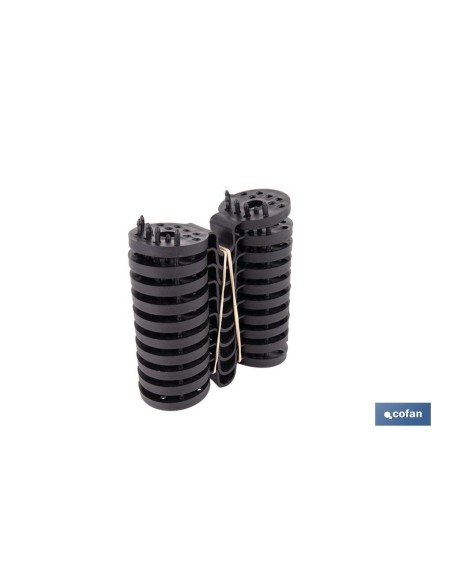 Pack of 10 black clips for shade mesh