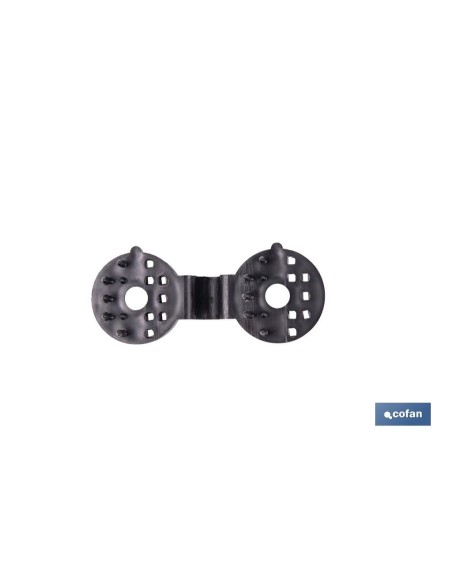 Pack of 10 black clips for shade mesh