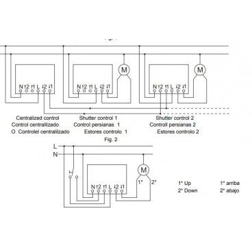 Interruptor para persianas Niessen 8130.3