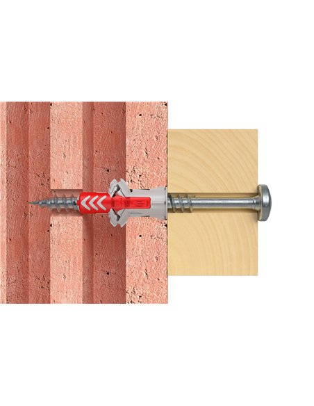 Fischer blister de 6 queues DuoPower 12x60mm + vis