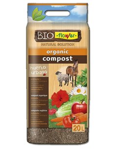 Natürlicher organischer Kompost für Pflanzen, 20 L Sack