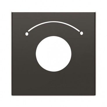 Tapa conmutador o pulsador de llave 2 pos negro soft Niessen Sky 8553 NS
