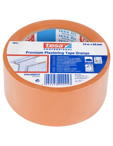 premium orange reparaturband 33x50mm