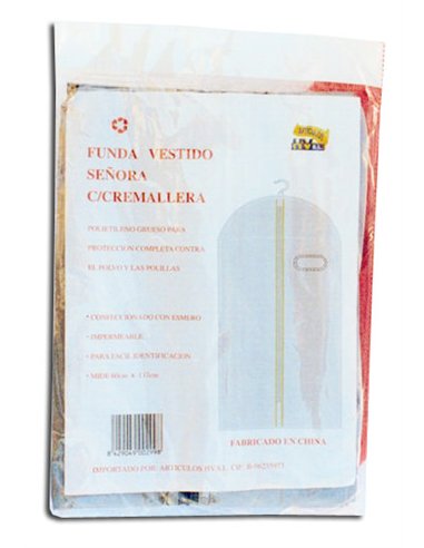 Copertura trasparente per vestito HOGAR BLISTER