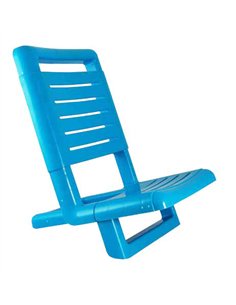 Finstock Blue Folding Beach Chair