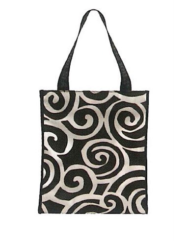Bolsa de Compras Rolser Finstock Spiral Prata/Preto