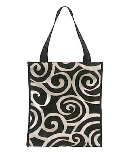 Bolsa de Compras Rolser Finstock Spiral Prata/Preto