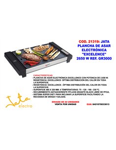 Elektrischer Grill Finstock Jata 2.650 W