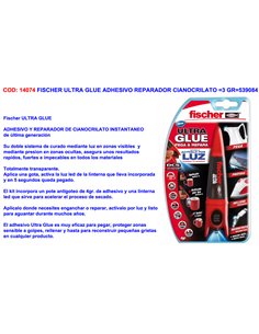 Fischer Ultra Glue Reparaturkleber Cyanacrylat 4g