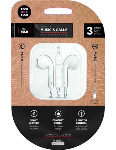 Cuffie con microfono jack 3.5 mm bianche