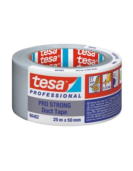 Pro-strong Klebeband 25x50 grau