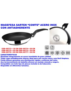 Padella Finstock Comte Acciaio Inossidabile 28 cm