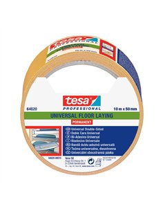 Double-Sided Tape for Universal Permanent Floors 10m x 50mm