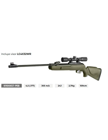 Carabine Gamo haute puissance 1000E avec viseur LC4x32, calibre 4,5