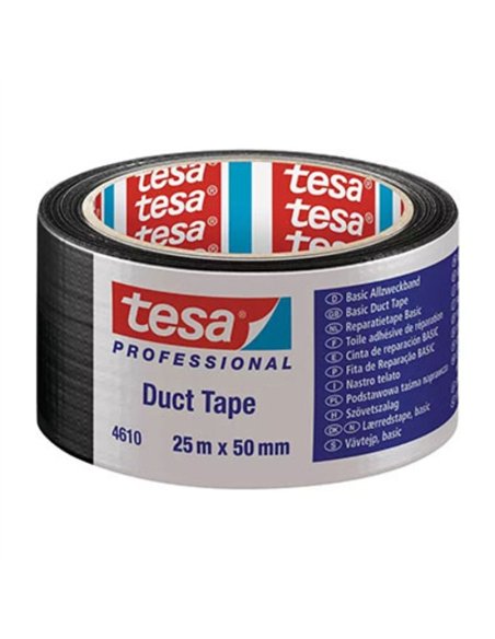 Basis Schwarz Klebeband 25m x 50mm