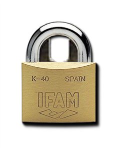 IFAM Finstock K-50 Brass Padlock with Matching Keys