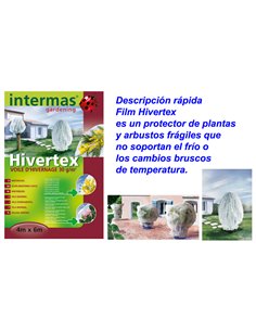 Manto de Protección Invernal Pluvia 4,00 x 6 MT Blanco
