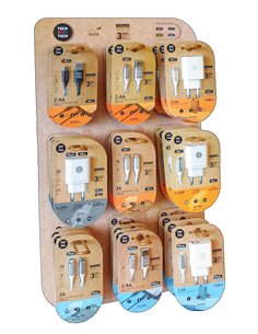 Tabletop Display for Chargers and Mobile Cables - 27 Units