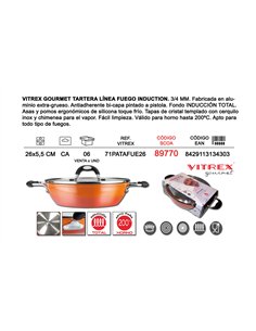 Vitrex Finstock Gourmet 26 cm Induktions-Tarteform