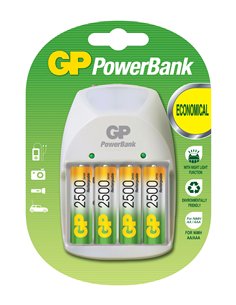GP AA/AAA/9V Batterieladegerät Powerbank PB11GS250