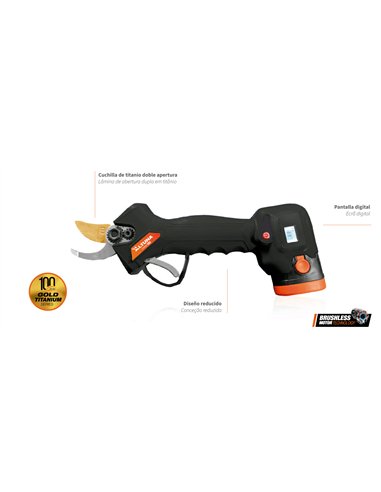Sécateur Électrique Titanium 16.8V - 2.6Ah avec Mallette
