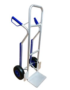 Aluminum Warehouse Trolley with Pneumatic Wheel HT2502AL