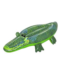Materasso gonfiabile coccodrillo 152x71 cm per spiaggia e piscina