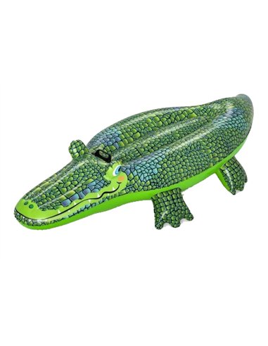 Colchoneta inflable cocodrilo 152x71 cm para playa y piscina