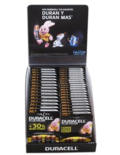 Expositor Duracell 40 Blister AAA e AA