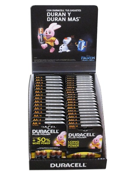 Espositore Duracell 40 Blister AAA e AA