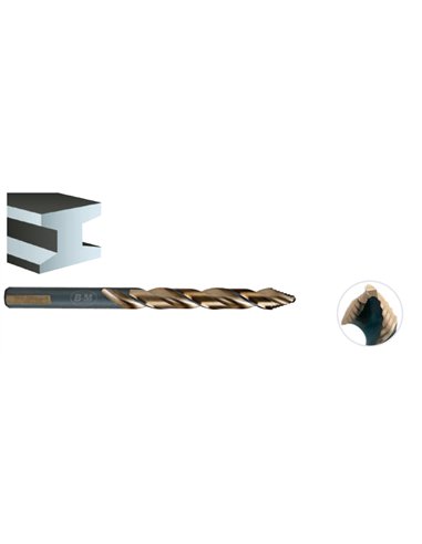 HSS-CO5% StepCut Metal Drill Bit 10 mm with Case