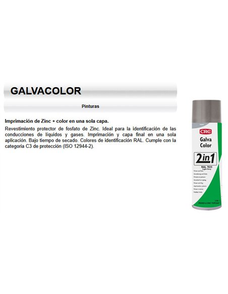 Imprimación anticorrosión gris en spray 500 ml
