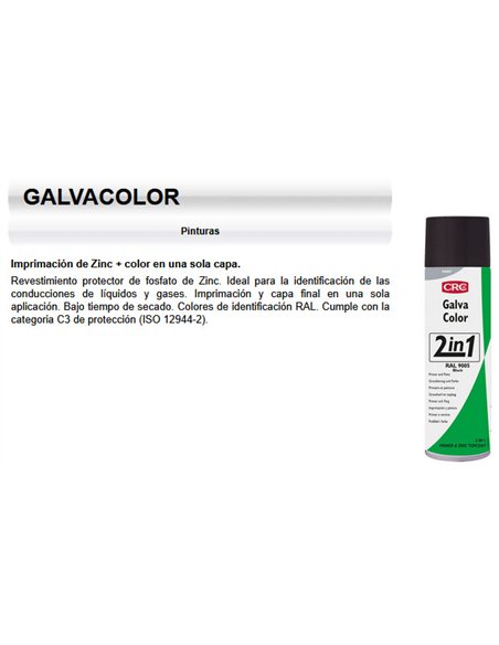 Spray d'impression anticorrosion noir 500 ml