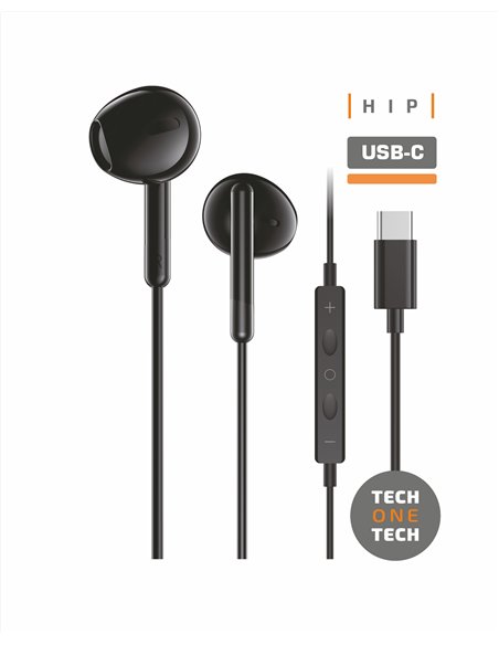 Auriculares con micrófono USB-C ergonómicos para dispositivos