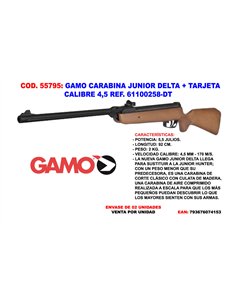 GAMO Delta Junior Luftgewehr Holz 4,5-7,5 Joule