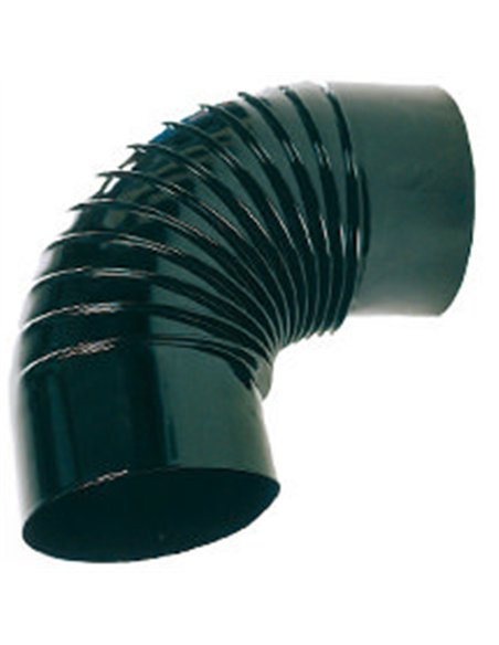 Estufa Finstock Codo Negro 400° Riza 90° de 120