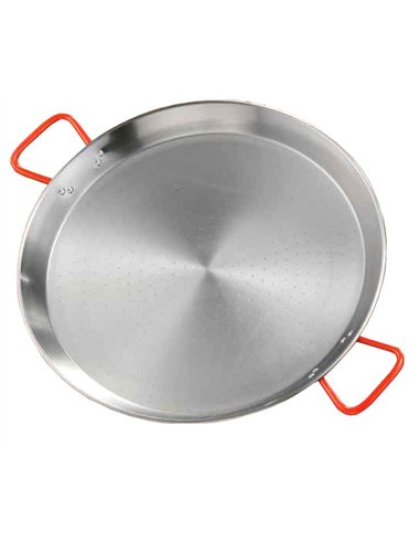 Poêle en acier poli 55 cm - 16 portions
