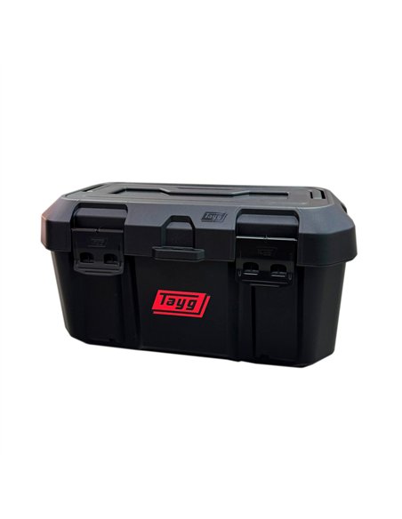 TAYG Black Plastic Tool Box 46, 499x279x254 mm