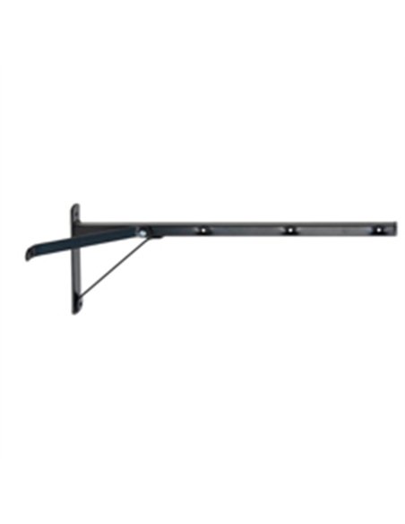 Tendedero negro para pared 550 mm